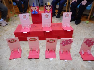 2月お誕生日会 レクリエーション ひな壇ゲーム