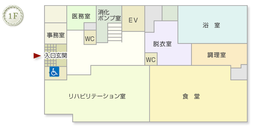 １階フロアマップ