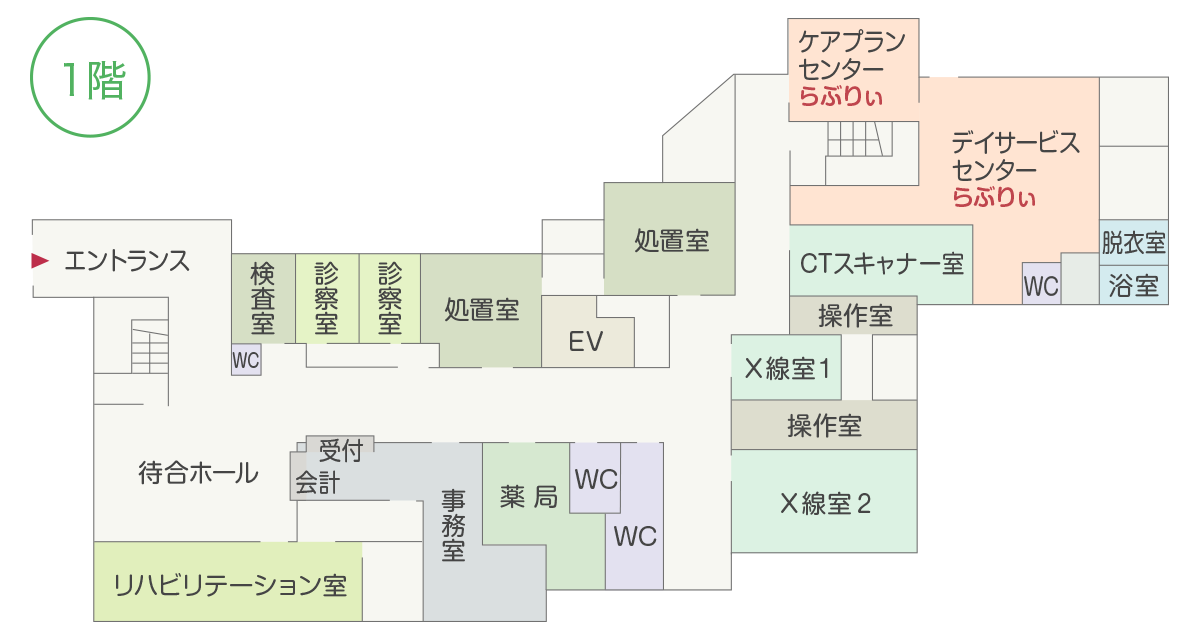 １階フロアマップ