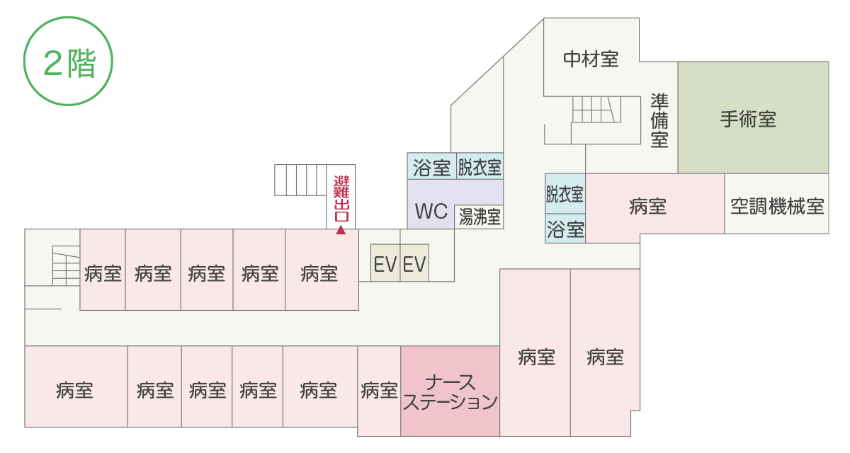 2階フロアマップ