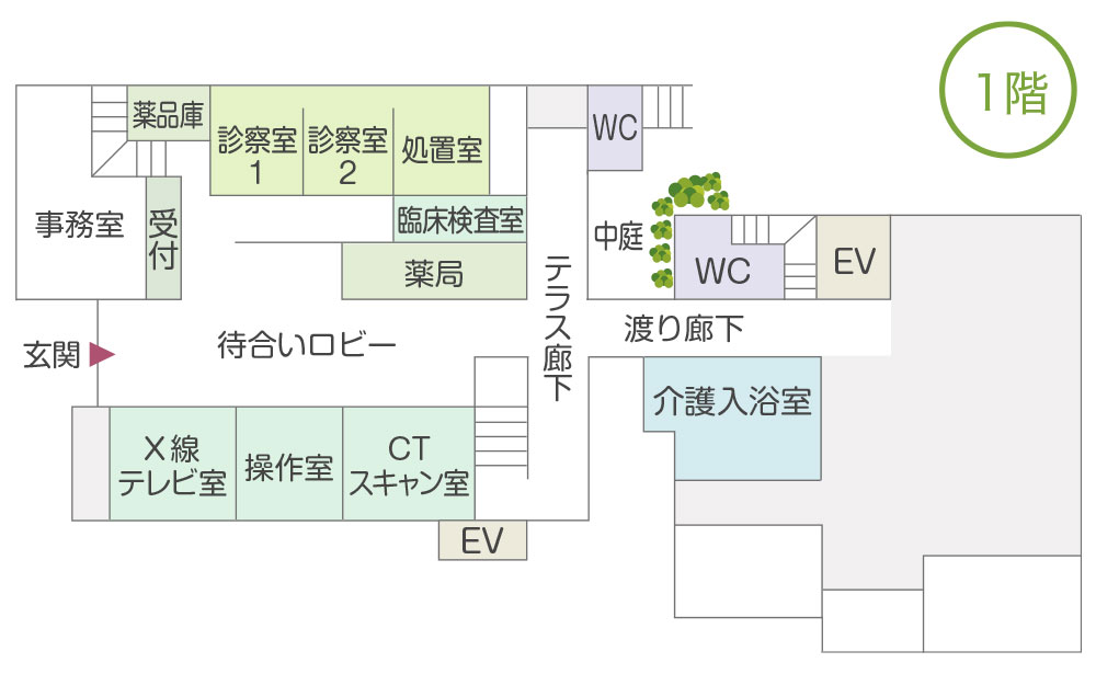 １階フロアマップ